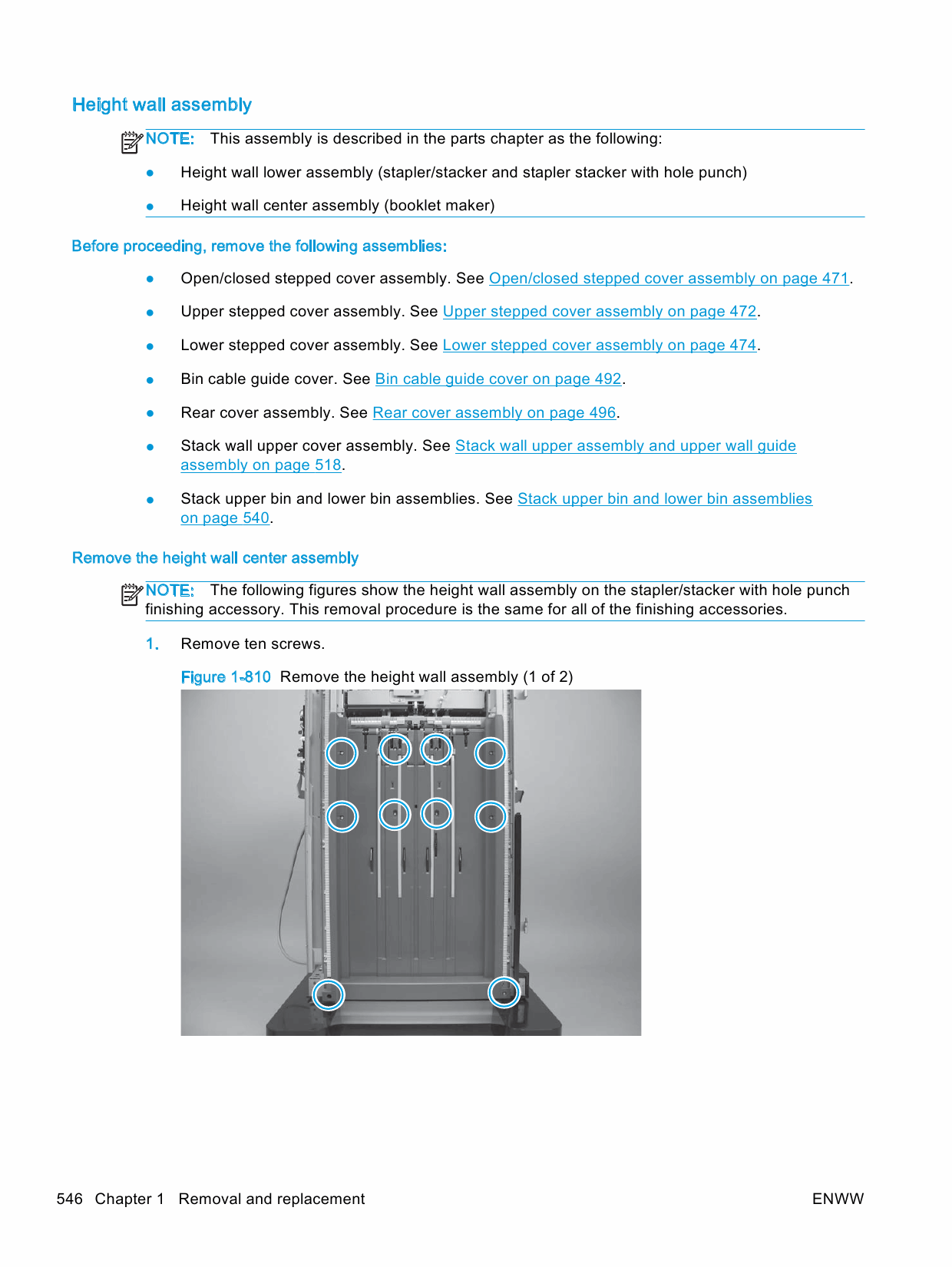 HP LaserJet Enterprise M855 M880 FlowMFP Parts and Repair Manual PDF download-5